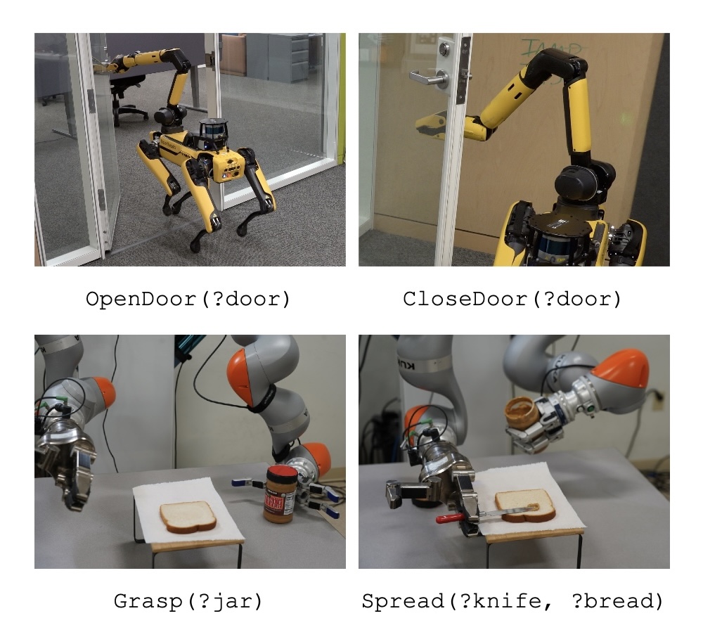 TASP composes heterogeneous robot skills — including off-the-shelf, learned, and force-controlled policies — into long-horizon plans.